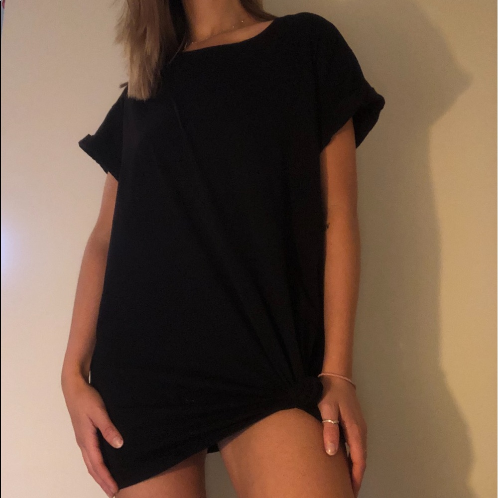 Black T-Shirt Dress